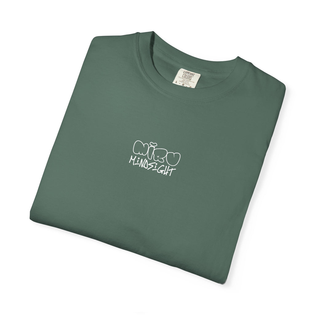 "I'm Happy You're Here." Logo Unisex Garment-Dyed T-shirt