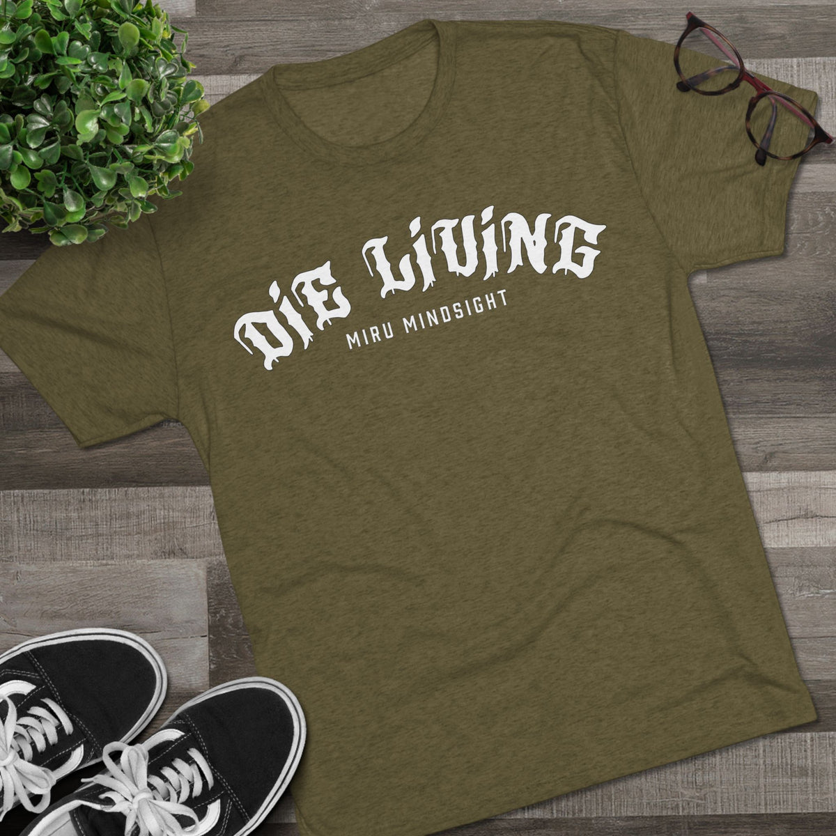 Vintage 'Die Living' Tee