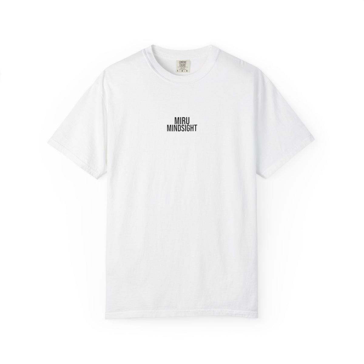I'm Happy You're Here" Print Unisex Garment-Dyed T-shirt