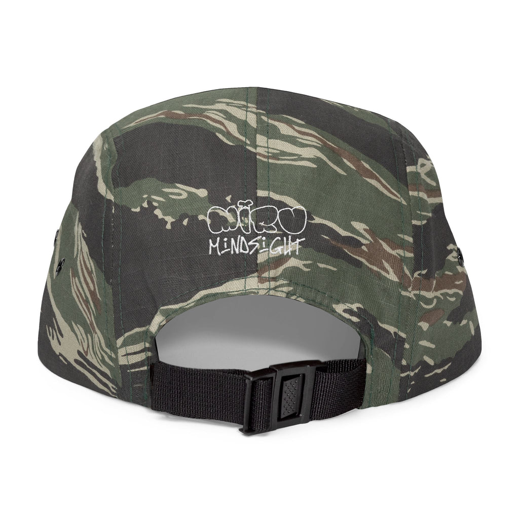 5-Panel Cap — "Die Living" Embroidered Skate Style Hat