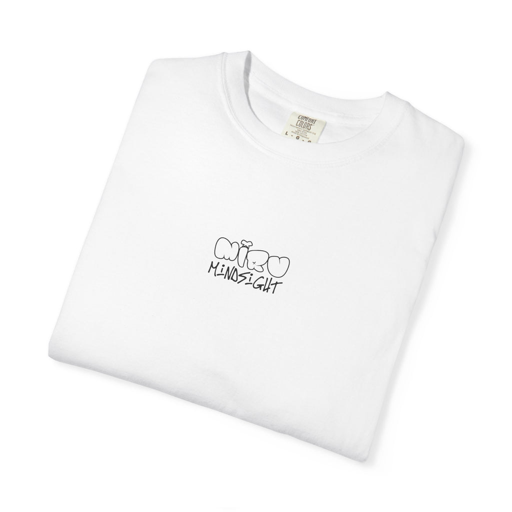 "I'm Happy You're Here." Logo Unisex Garment-Dyed T-shirt