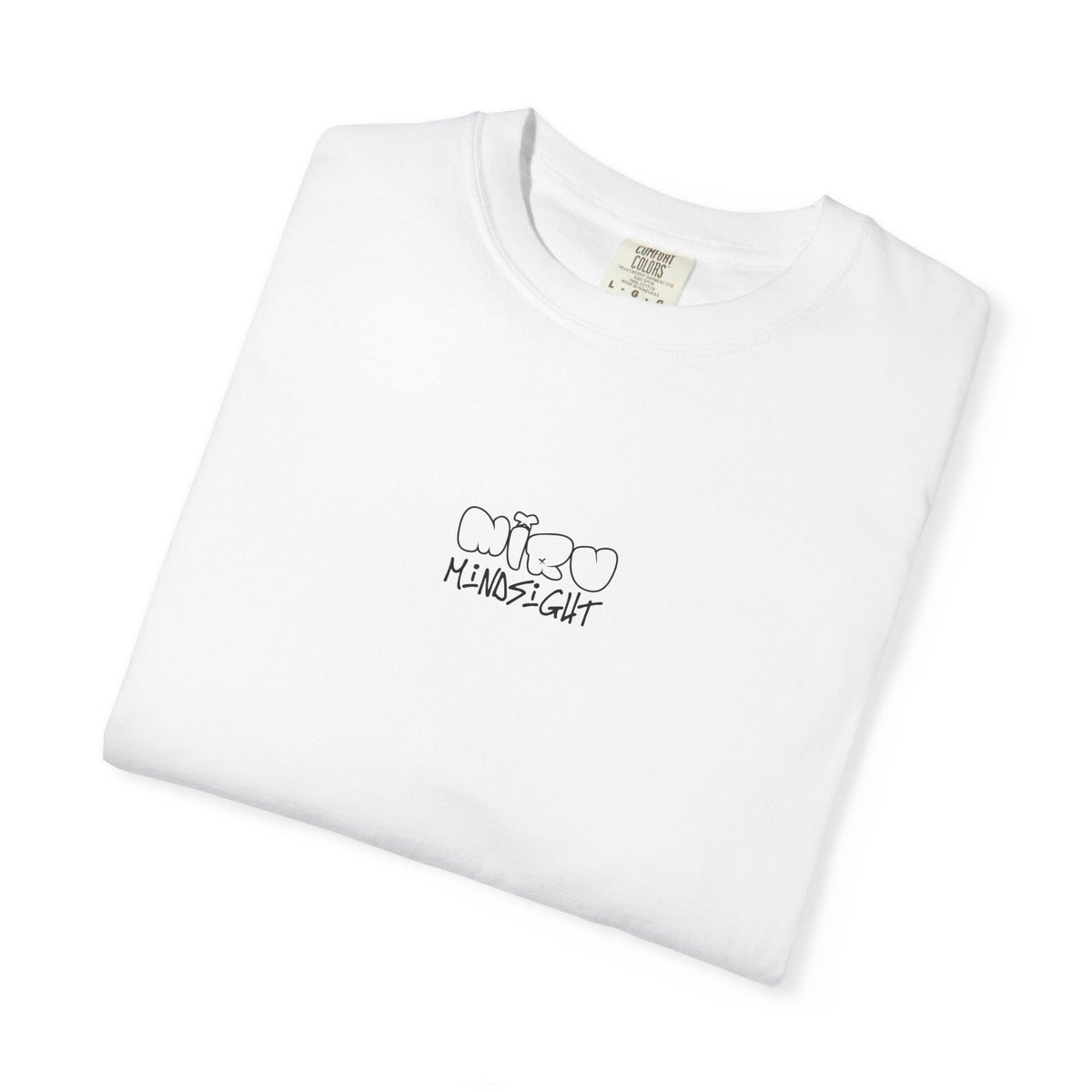 "I'm Happy You're Here." Logo Unisex Garment-Dyed T-shirt