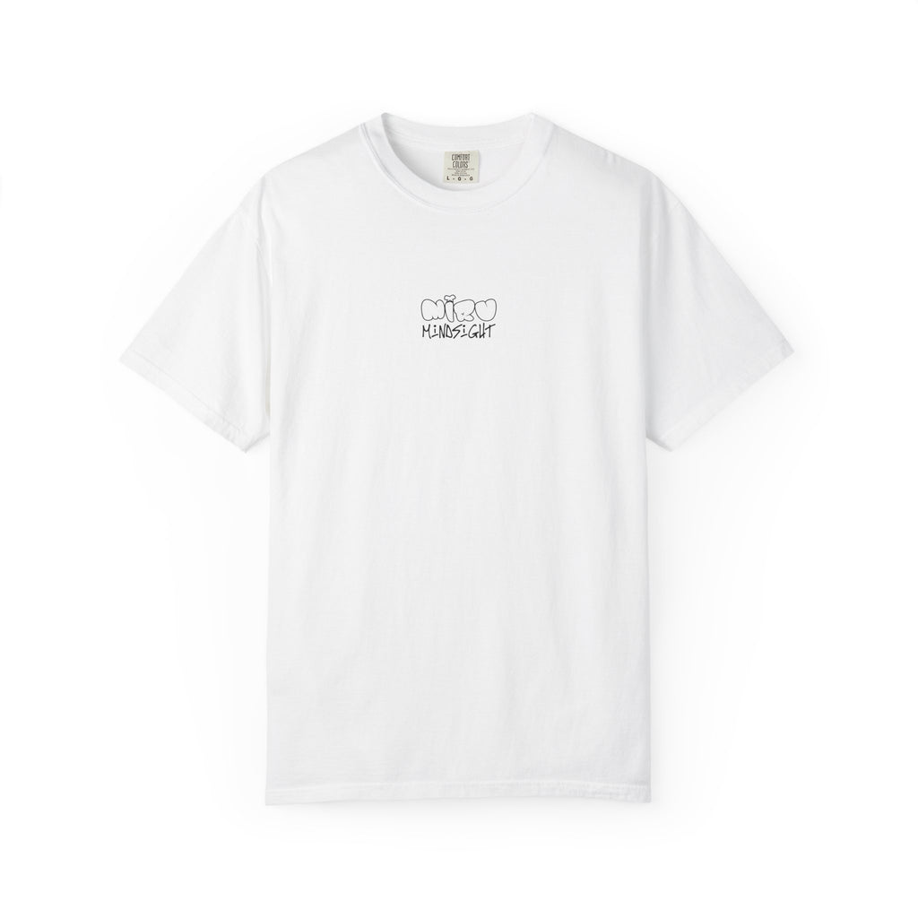 "I'm Happy You're Here." Logo Unisex Garment-Dyed T-shirt