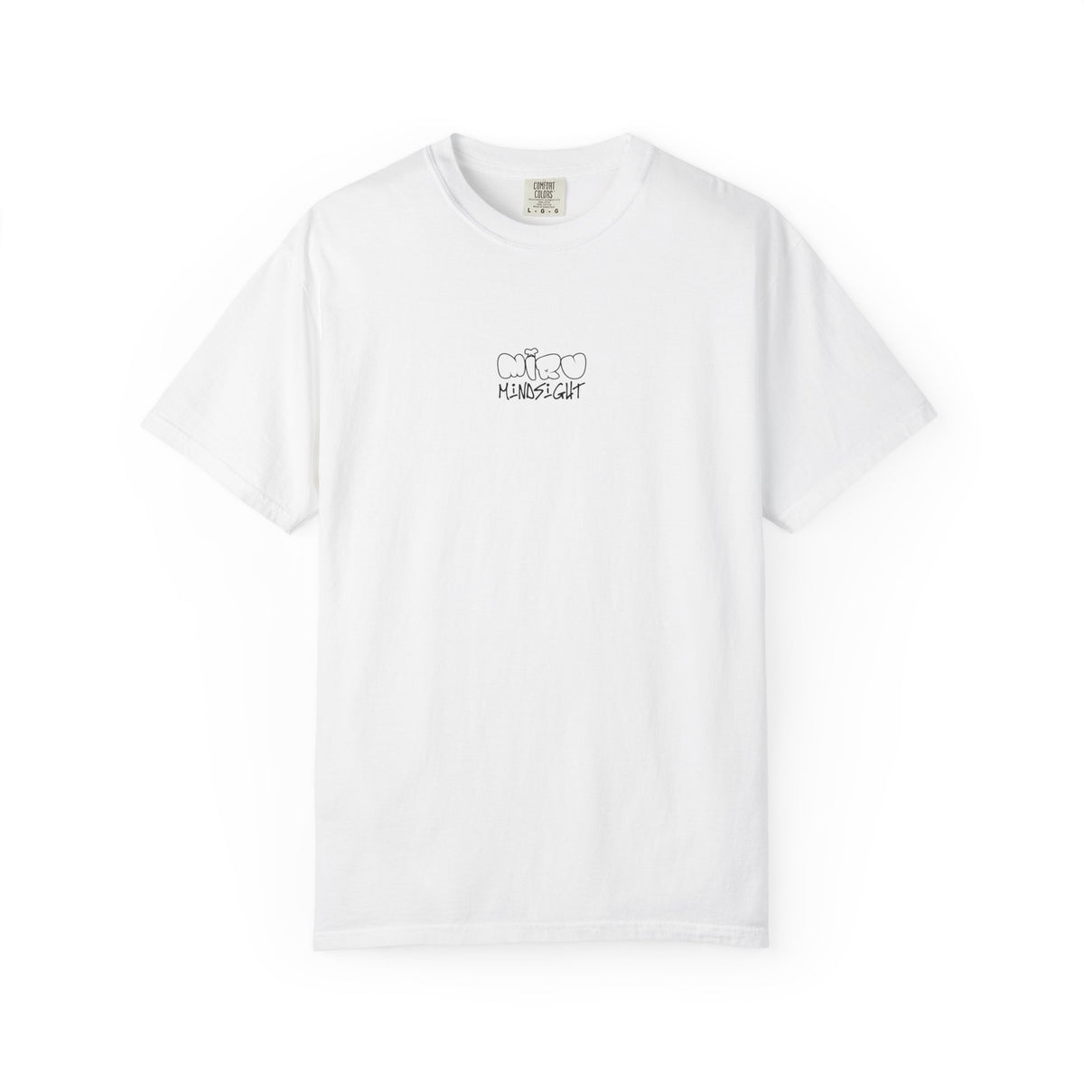 "I'm Happy You're Here." Logo Unisex Garment-Dyed T-shirt