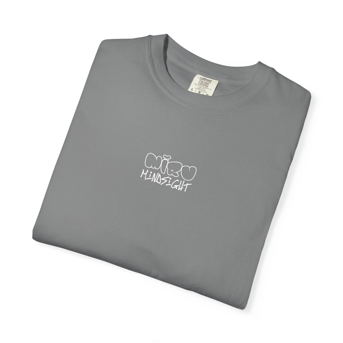 "I'm Happy You're Here." Logo Unisex Garment-Dyed T-shirt