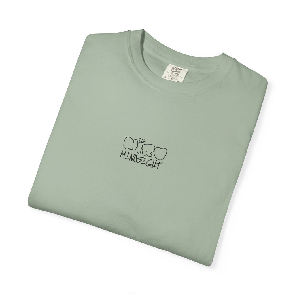 "I'm Happy You're Here." Logo Unisex Garment-Dyed T-shirt