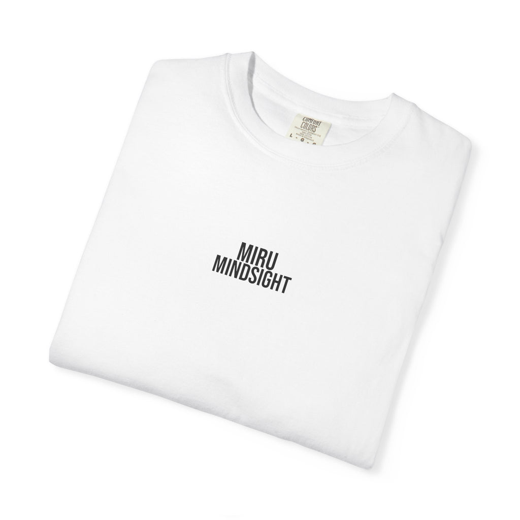 I'm Happy You're Here" Print Unisex Garment-Dyed T-shirt