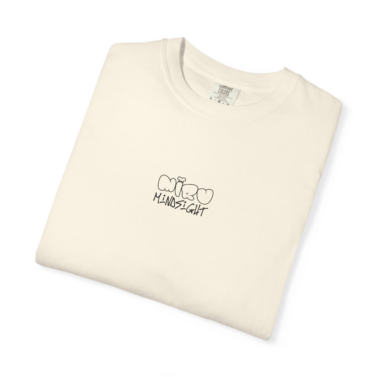 "I'm Happy You're Here." Logo Unisex Garment-Dyed T-shirt