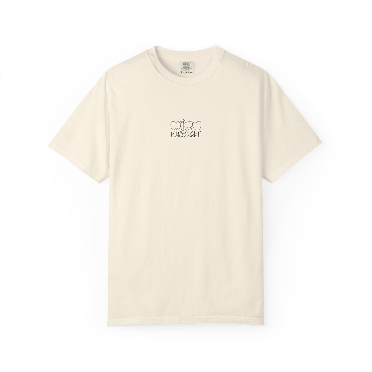"I'm Happy You're Here." Logo Unisex Garment-Dyed T-shirt