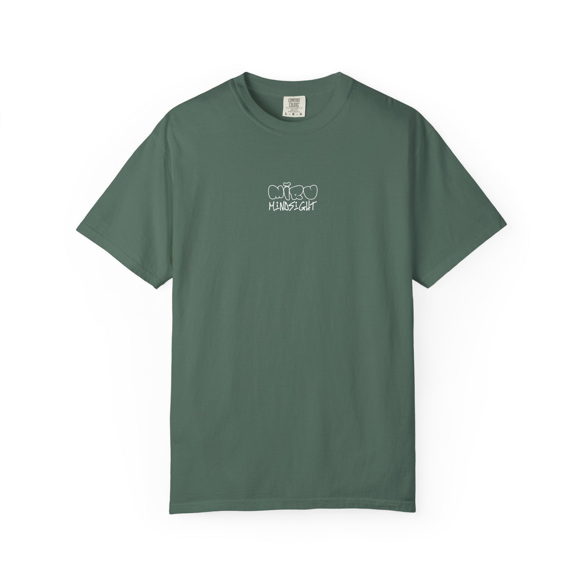 "I'm Happy You're Here." Logo Unisex Garment-Dyed T-shirt