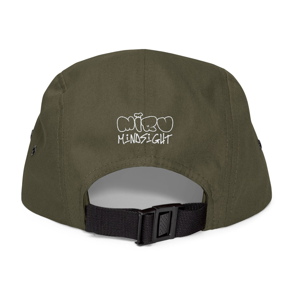 5-Panel Cap — "Die Living" Embroidered Skate Style Hat