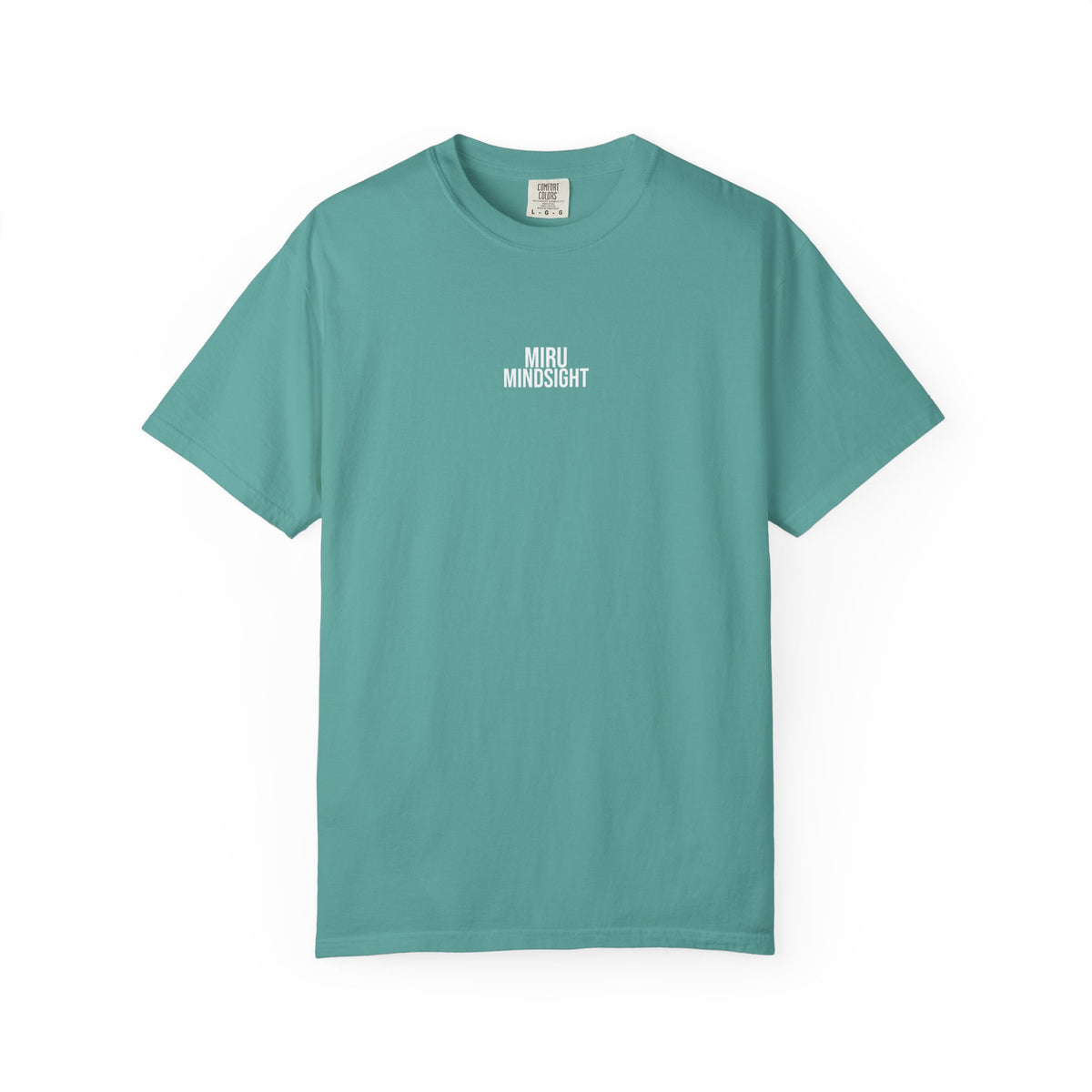 "I'm Happy You're Here" Print Unisex Garment-Dyed T-shirt