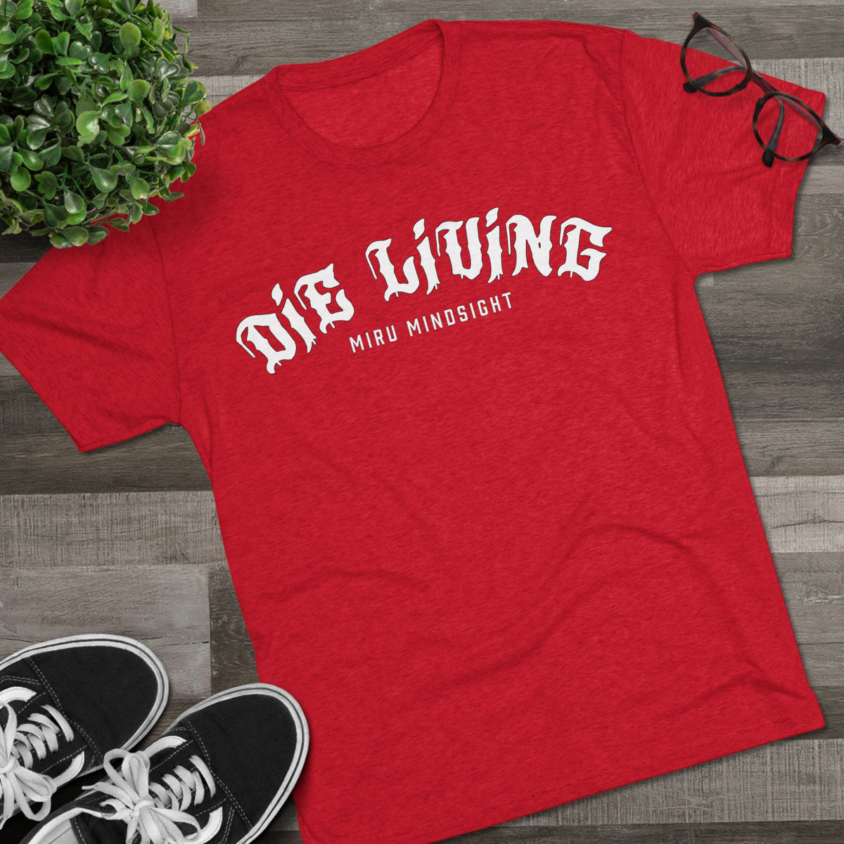 Vintage 'Die Living' Tee