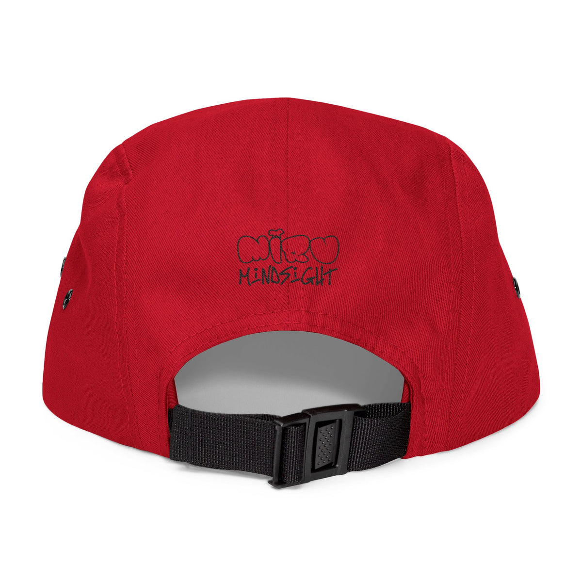 5-Panel Embroidered Cap — "Die Living" Streetwear Hat (Black lettering)