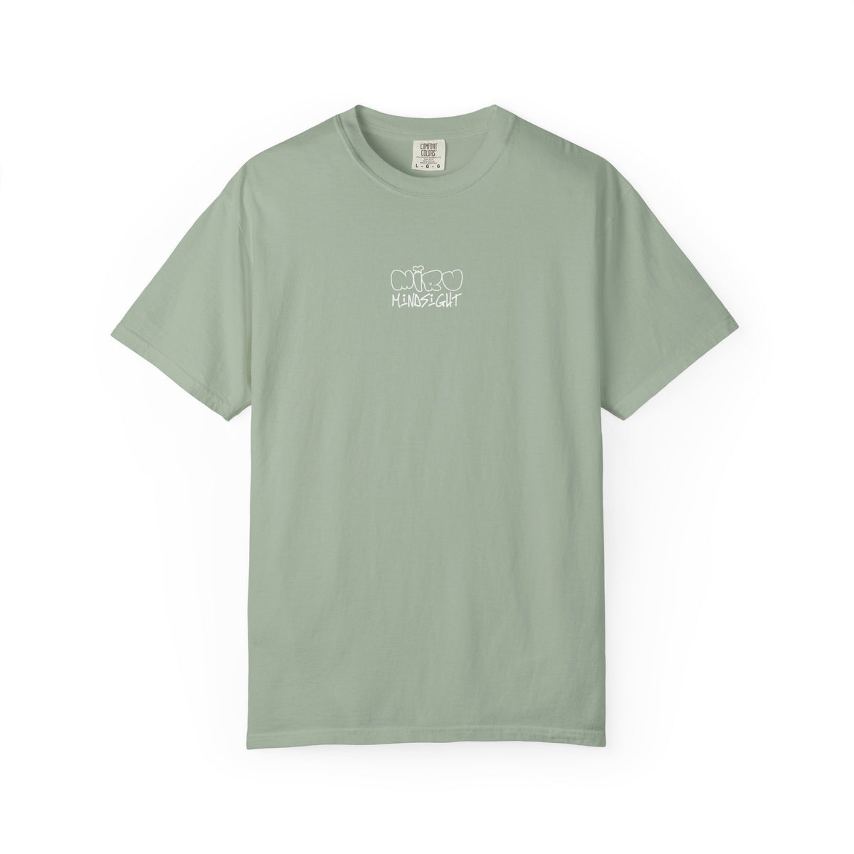 "I'm Happy You're Here." Logo Unisex Garment-Dyed T-shirt