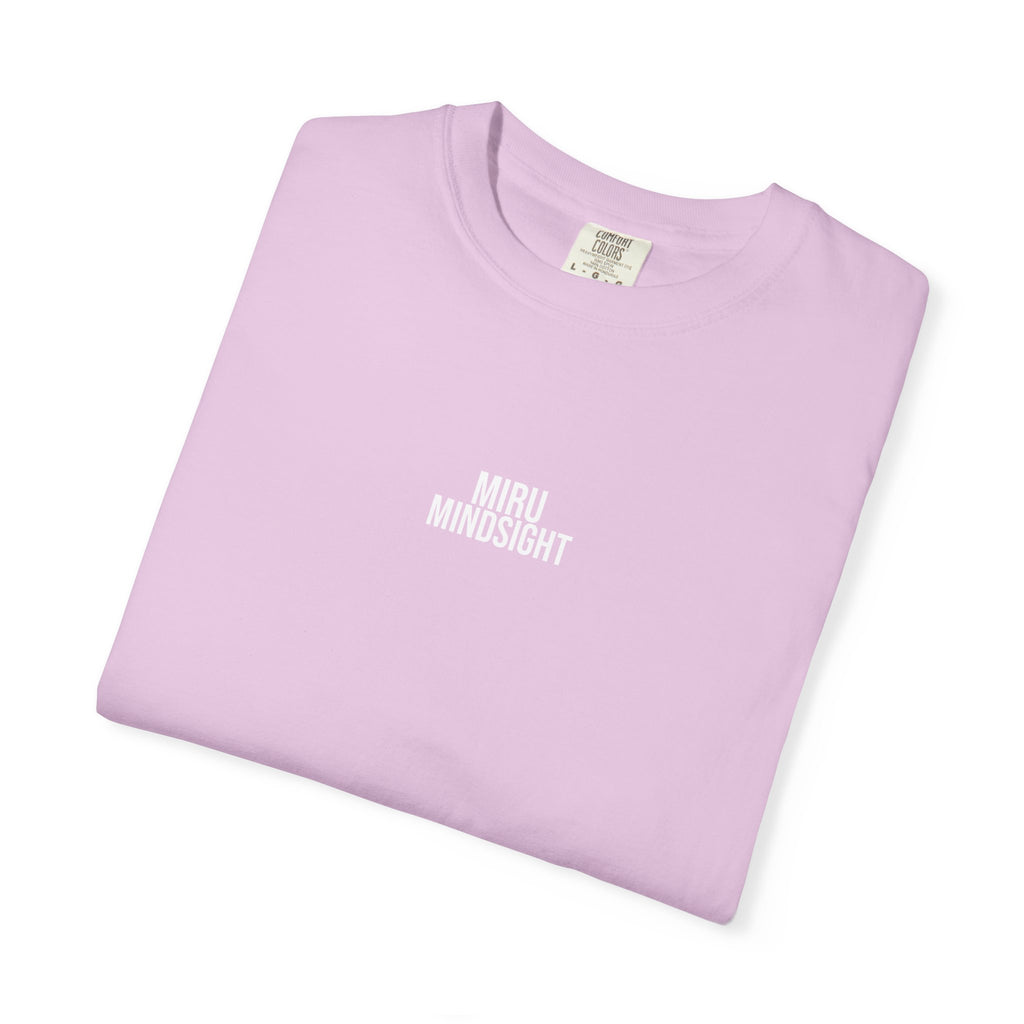 "I'm Happy You're Here" Print Unisex Garment-Dyed T-shirt