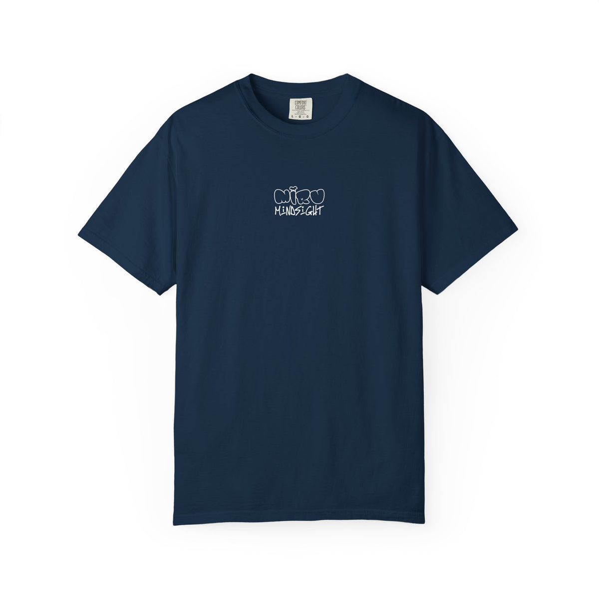 "I'm Happy You're Here." Logo Unisex Garment-Dyed T-shirt